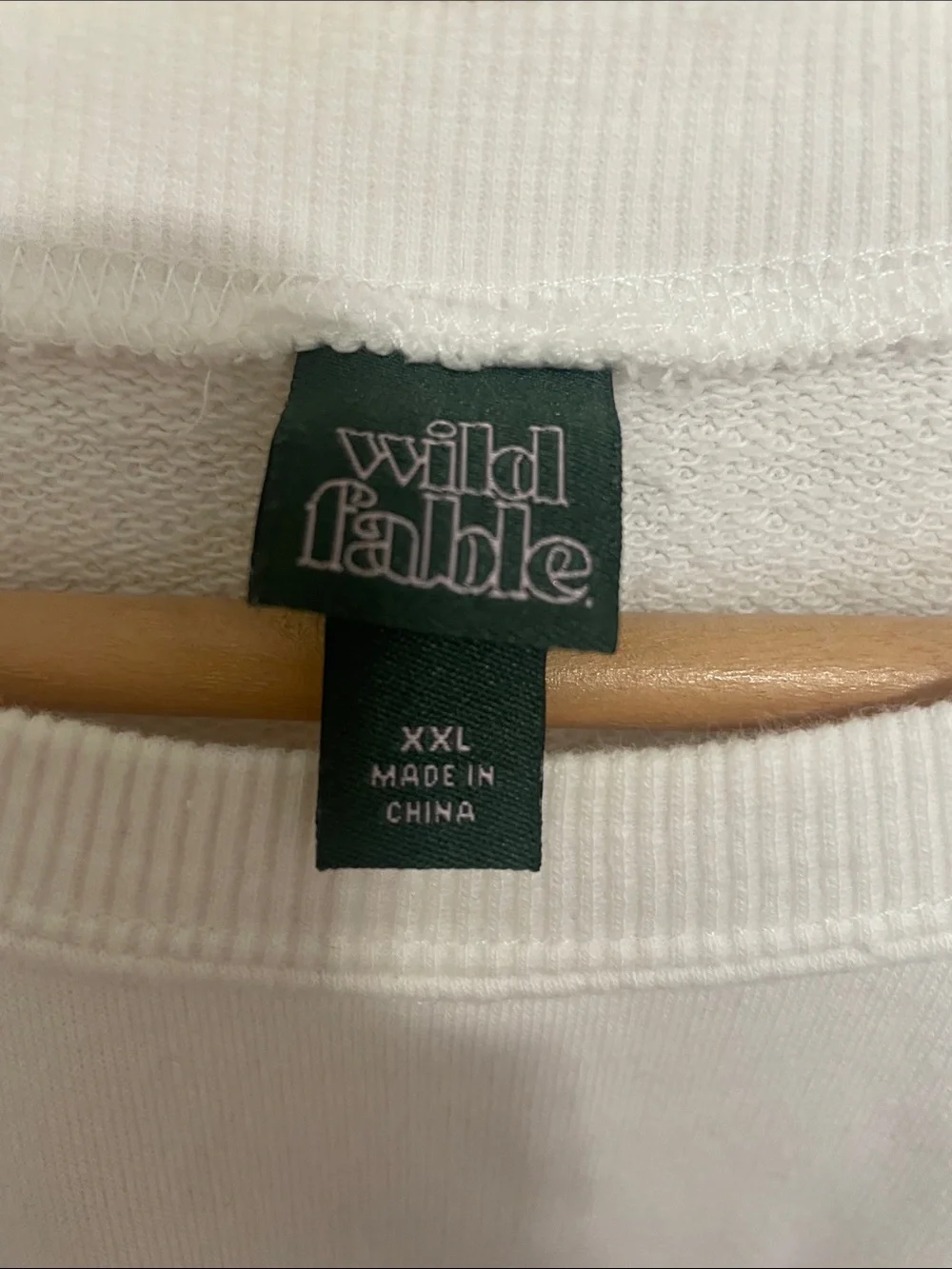 Wild Fable Amalfi Lemon Coast Oversized Sweatshirt XXL White Crewneck - Picture 2 of 8